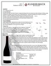 2015 Klinker Brick Farrah Syrah Tech Sheet